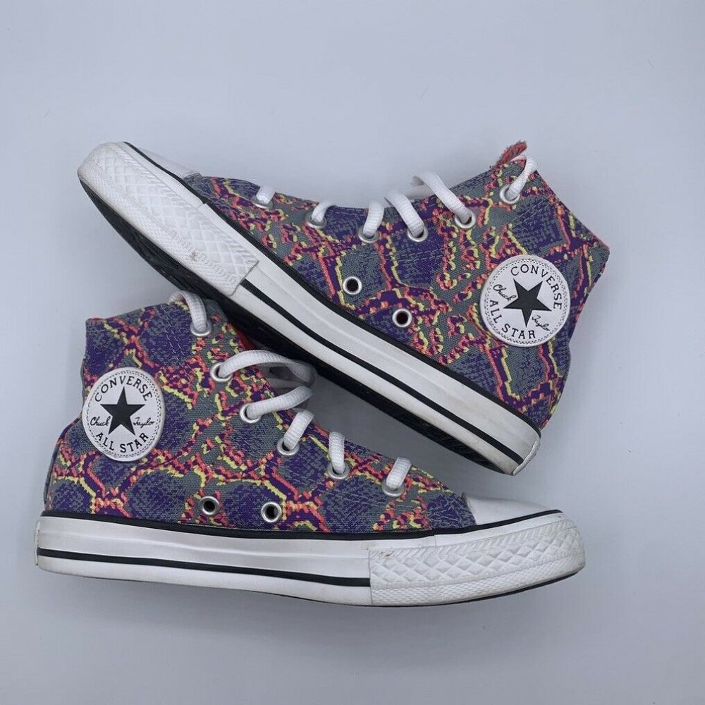Converse Big Kids CT All Star High 642870F Shoes Size 1 Multicolor